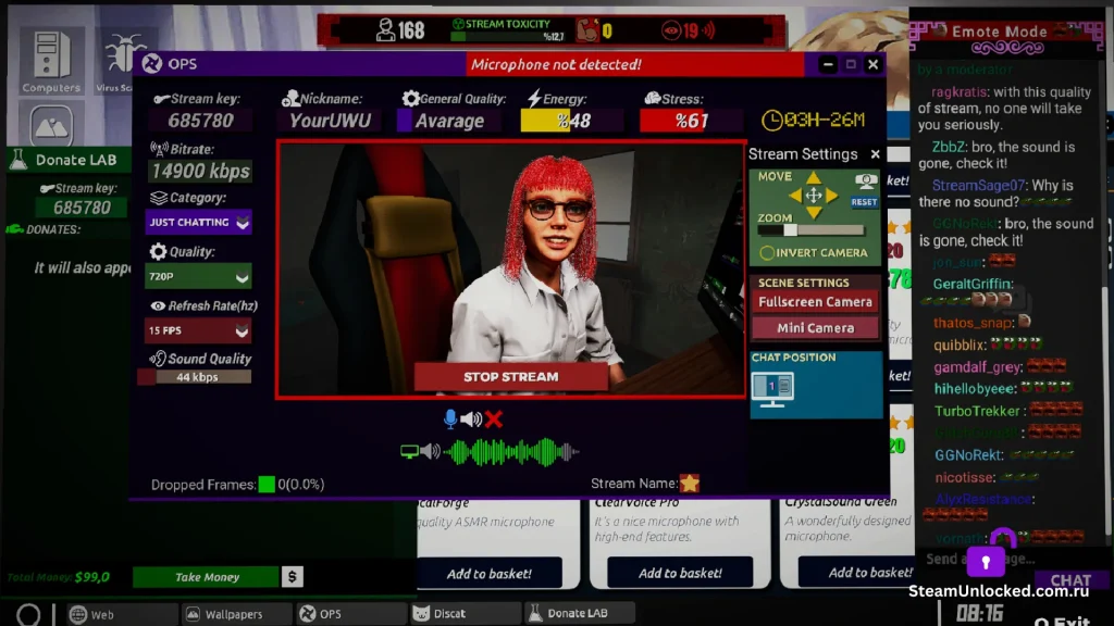 STREAMER LIFE SIMULATOR 2 Steam unlocked