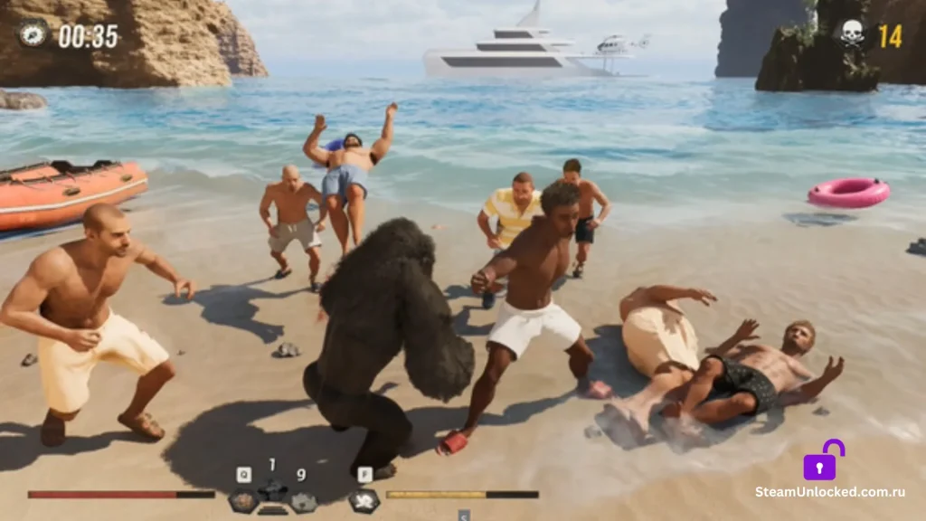 Gorilla Vs 100 Men Steam unlocked Game