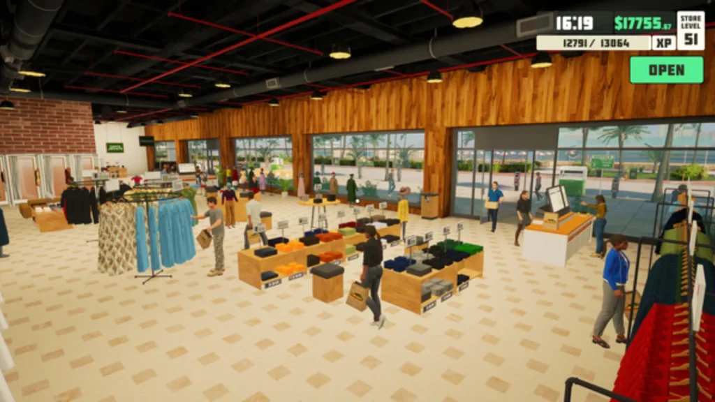 siMarket Cloth Store Simulator Steam unlocked