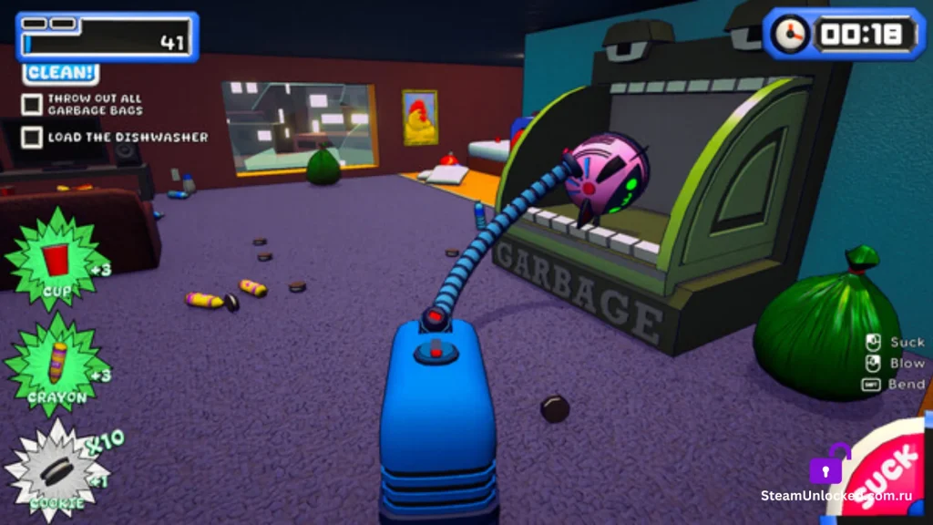 ACUVAC A Suck and Blow Adventure Steam unlocked Game